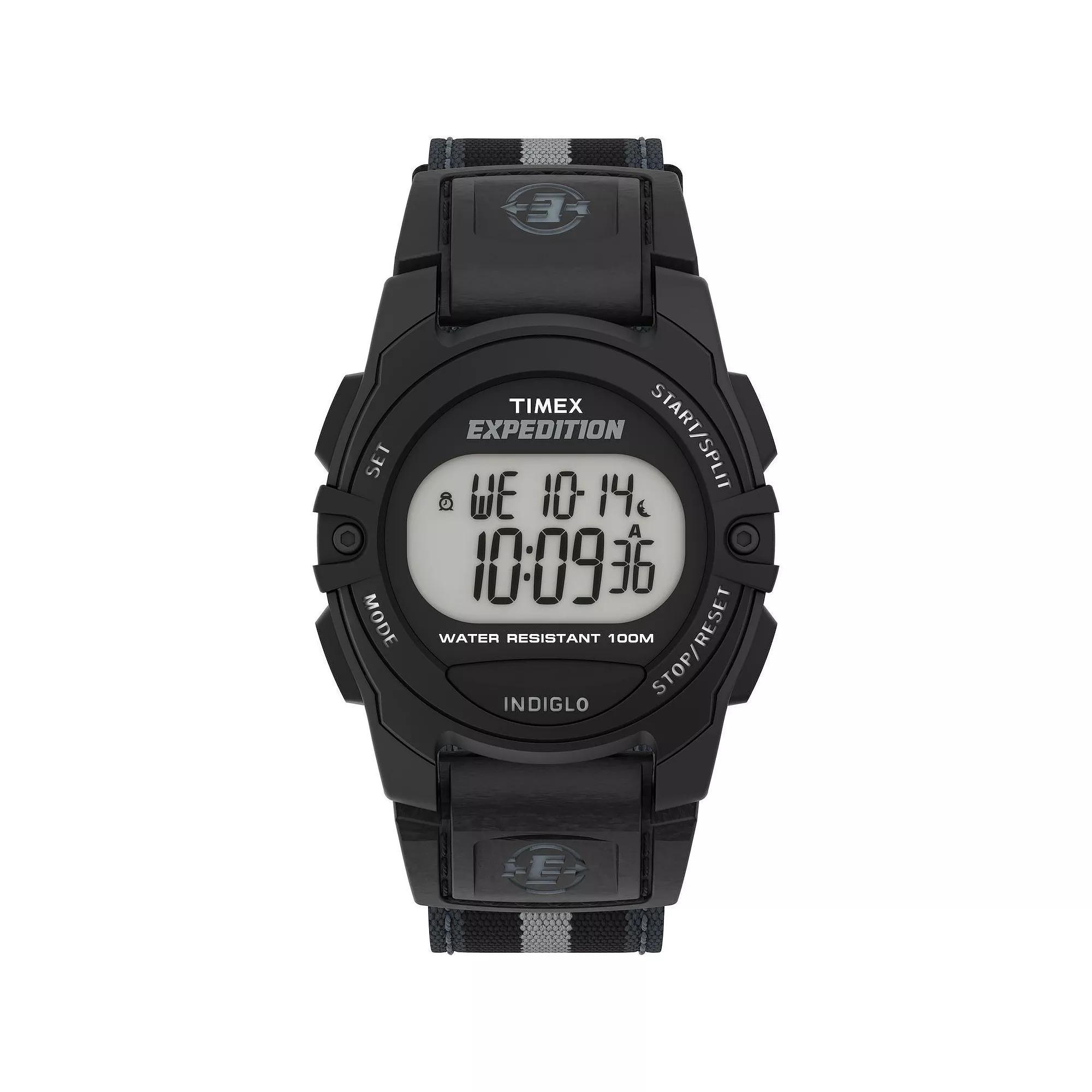 Timex Expedition Digital Watch with Nylon Strap - Black/Gray T49661JT Product Image