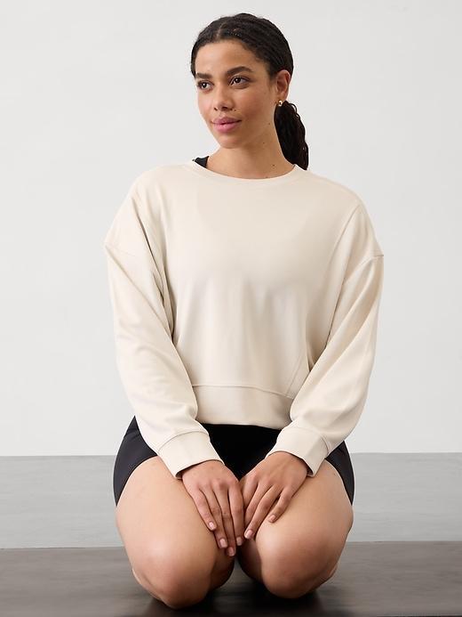 Seasoft Rib Crewneck Sweatshirt Product Image