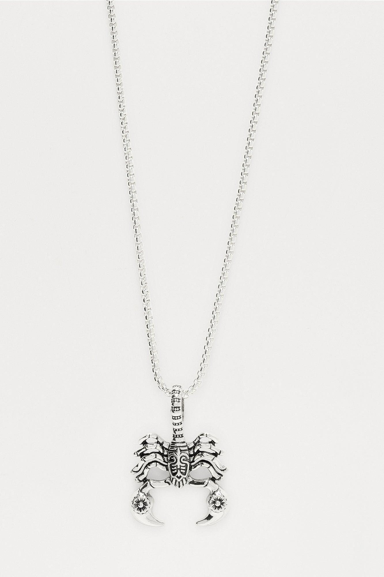 Scorpion Necklace - Silver Product Image