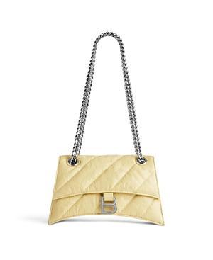 Womens Crush Small Chain Bag Metallized Quilted Product Image
