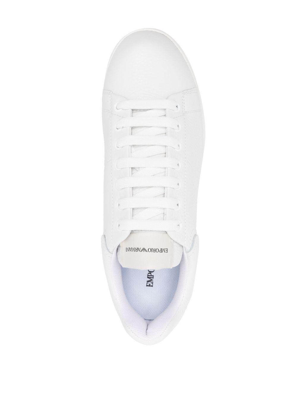 leather low-top sneakers Product Image