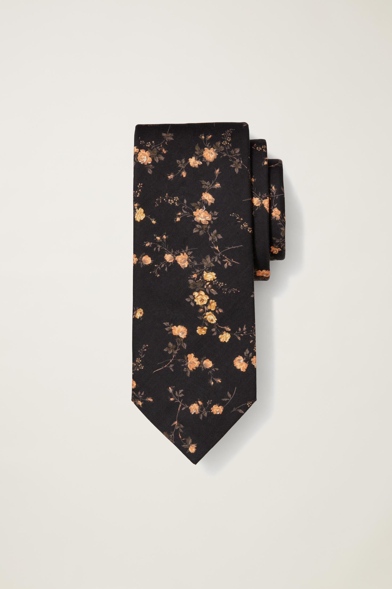 Cotton Necktie Made With Liberty Fabric Product Image