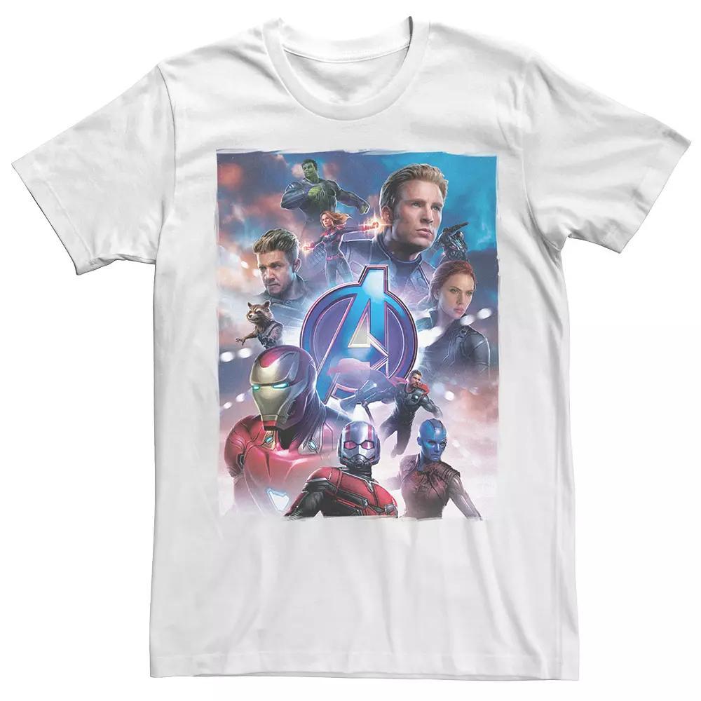 Men's Avengers Basic Poster Tee, Size: XL, White Product Image