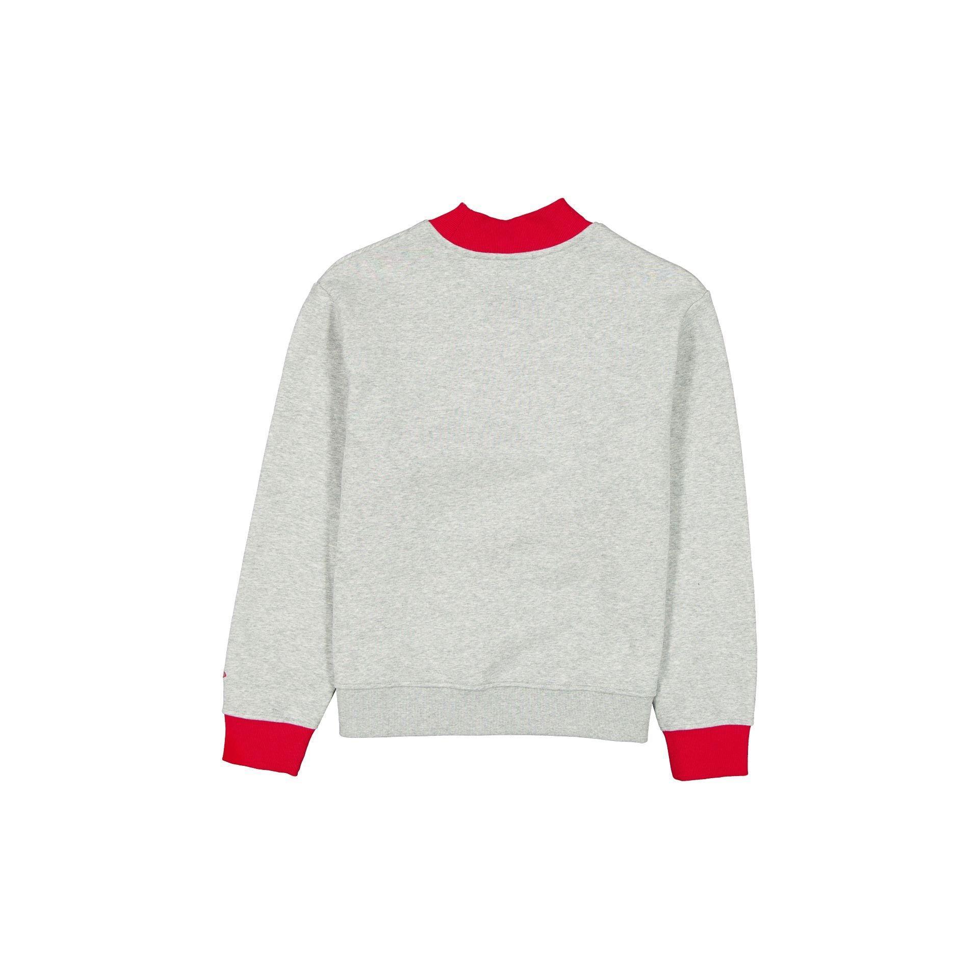 Kansas City Chiefs Throwback Prep Women's Mockneck Sweatshirt Female Product Image