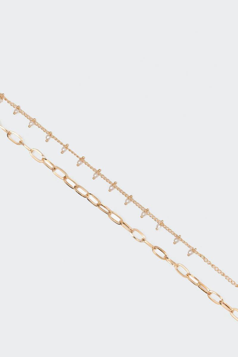 Layered Pearl Belly Chain Product Image