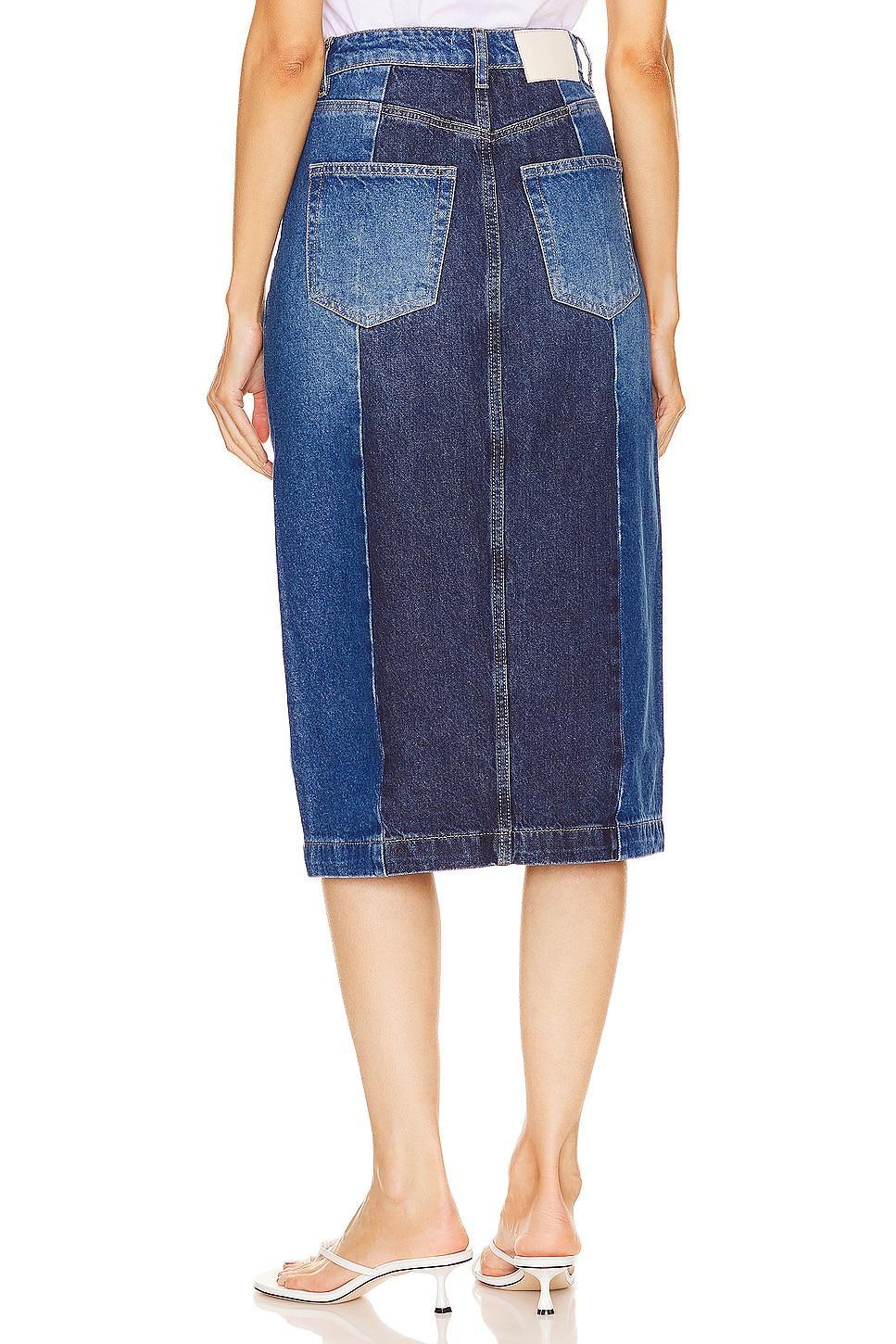 Robin Seamed Tonal Midi Skirt GRLFRND Product Image