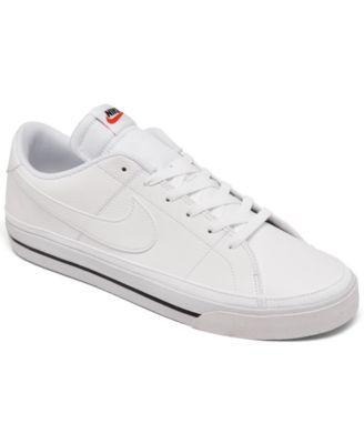 Nike Court Legacy Men's Shoes, Size: 14, White Black Ochre Product Image