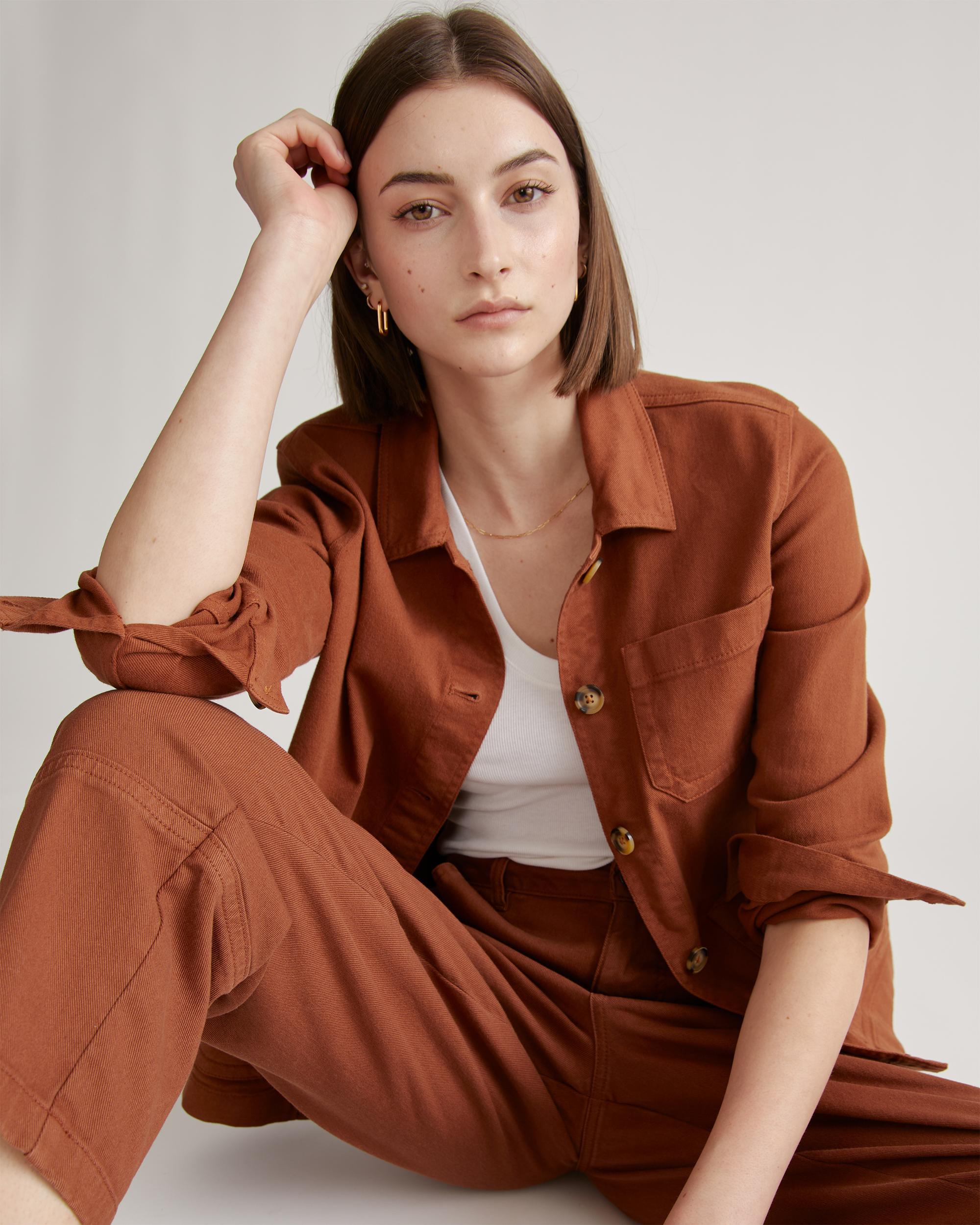 Quince | Women's Organic Comfort Stretch Chore Jacket Organic Cotton Product Image