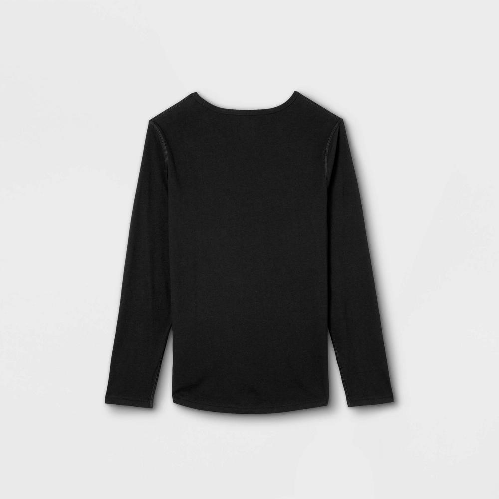 Mens Relaxed Fit Long Sleeve Adaptive T-Shirt - Goodfellow & Co White XXL Product Image