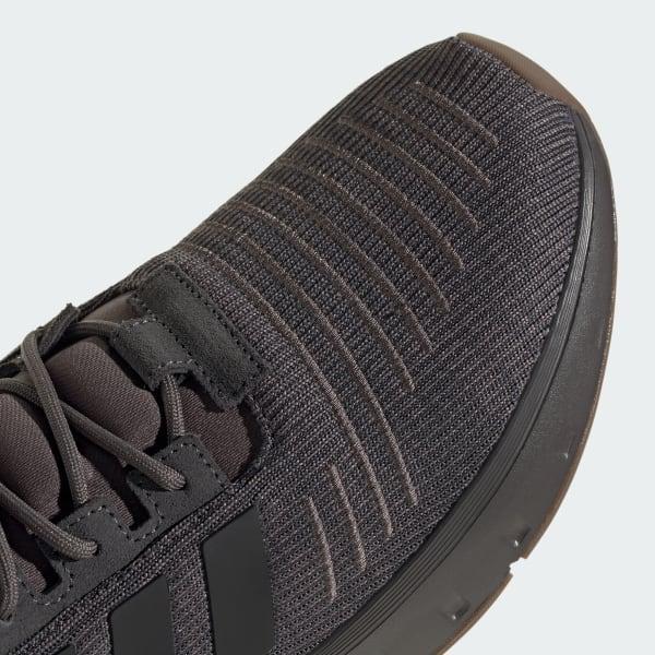 adidas Swift Run Shoes Charcoal 12 Mens Product Image
