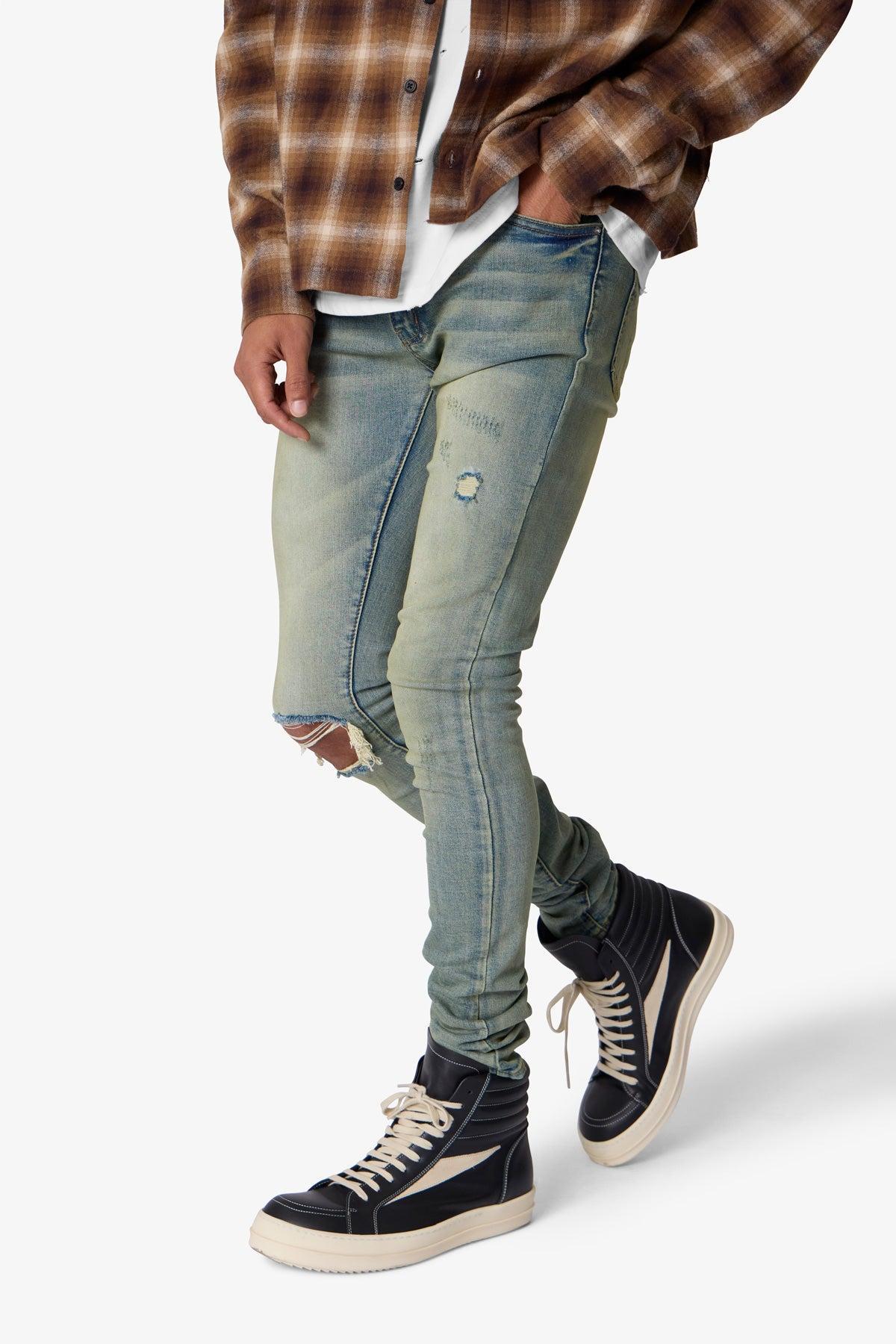 X721 Dusted Skinny Denim - 4th Day Sun Washed Blue Product Image