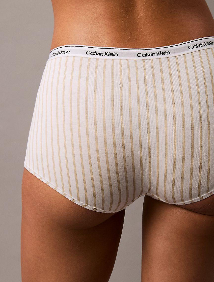 Calvin Klein Womens Modern Logo Boyshort - Purple Product Image