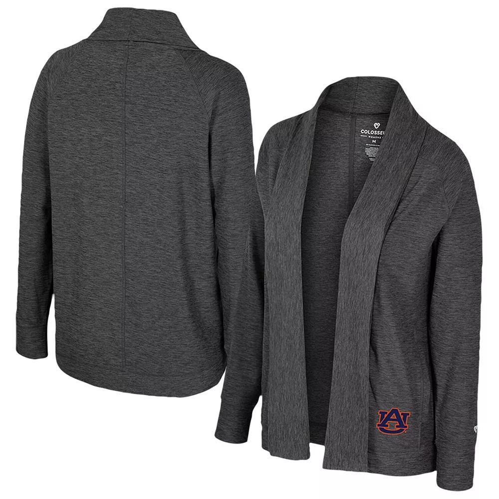 Women's Colosseum  Charcoal Auburn Tigers��Dash Cardigan, Size: XXL Product Image