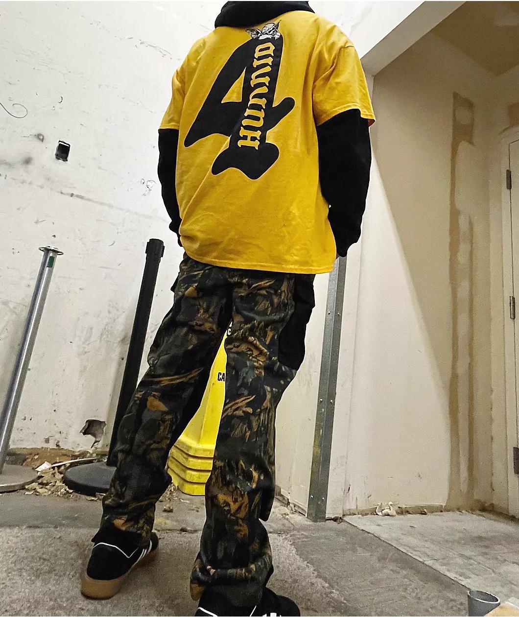 4Hunnid Cupid Gold T-Shirt Product Image