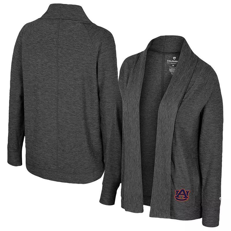 Women's Colosseum  Charcoal Auburn Tigers��Dash Cardigan, Size: XXL Product Image