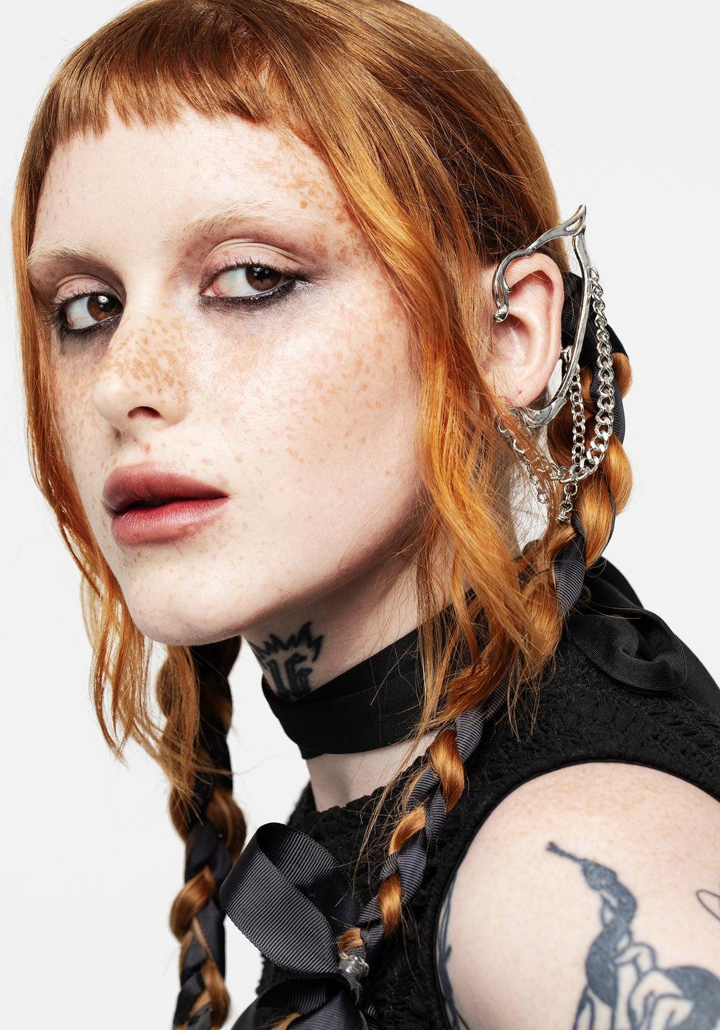 Alma Chain Cuff Earring Product Image