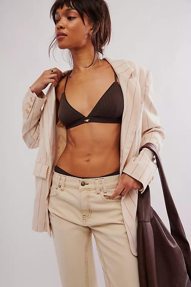 Pointelle Triangle Bralette Product Image