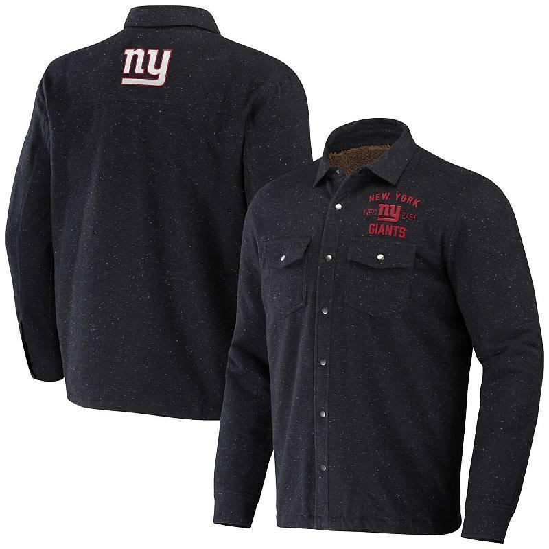Men's NFL x Darius Rucker Collection by Fanatics Charcoal Green Bay Packers Shacket Full-Snap Jacket, Size: Small Product Image