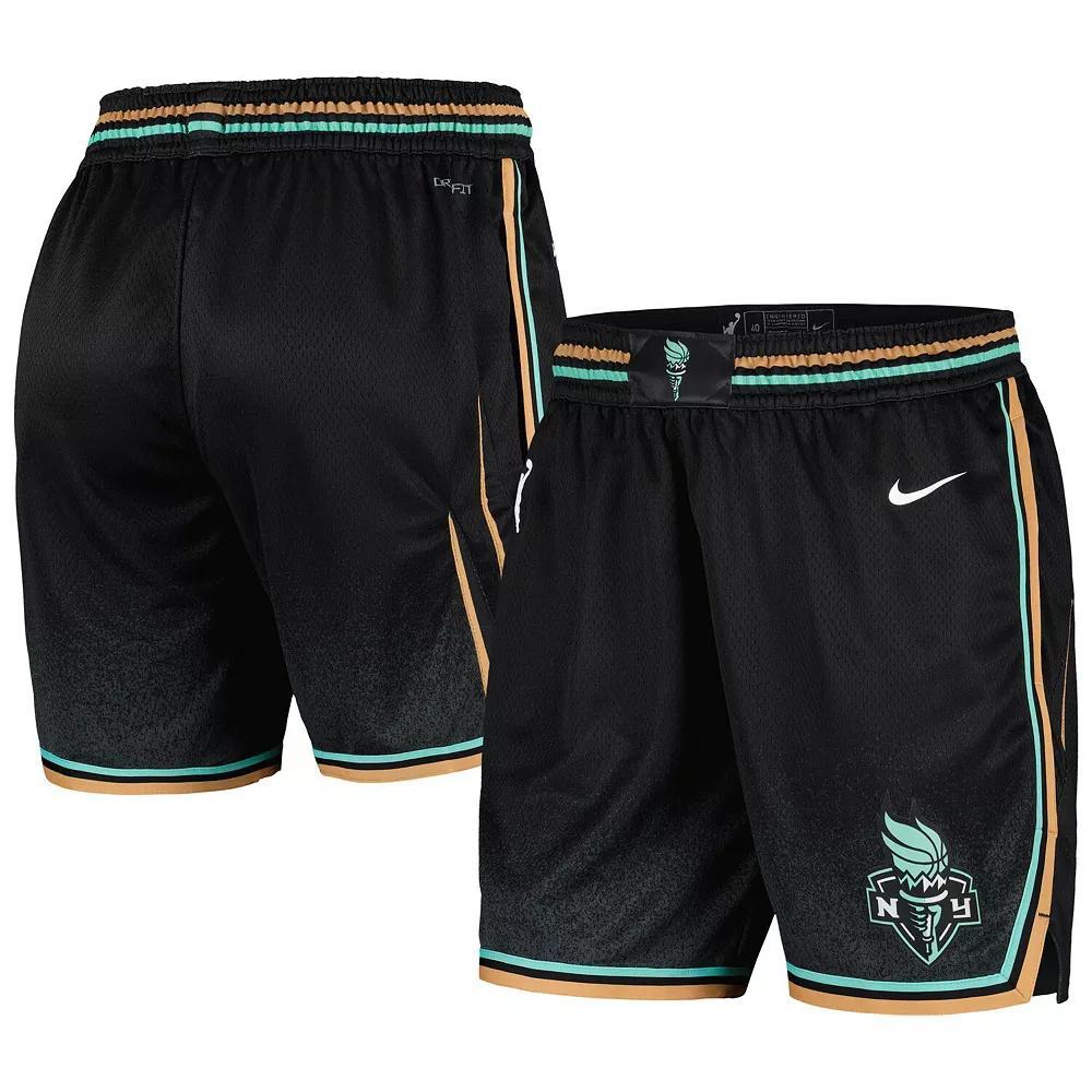 Women's Nike Black New York Liberty On-Court Victory Performance Shorts, Size: Small, Wnb Black Product Image