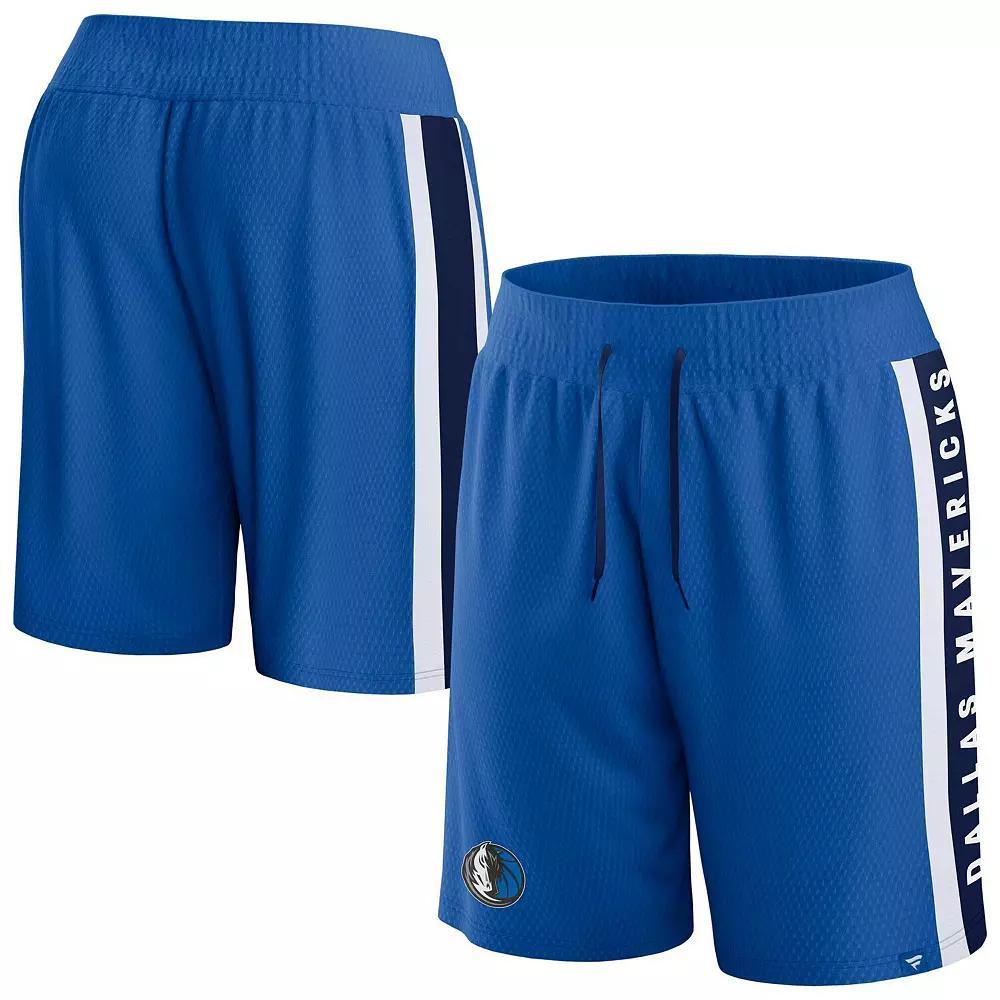 Mens Fanatics Branded Dallas Mavericks Referee Iconic Mesh Shorts Product Image