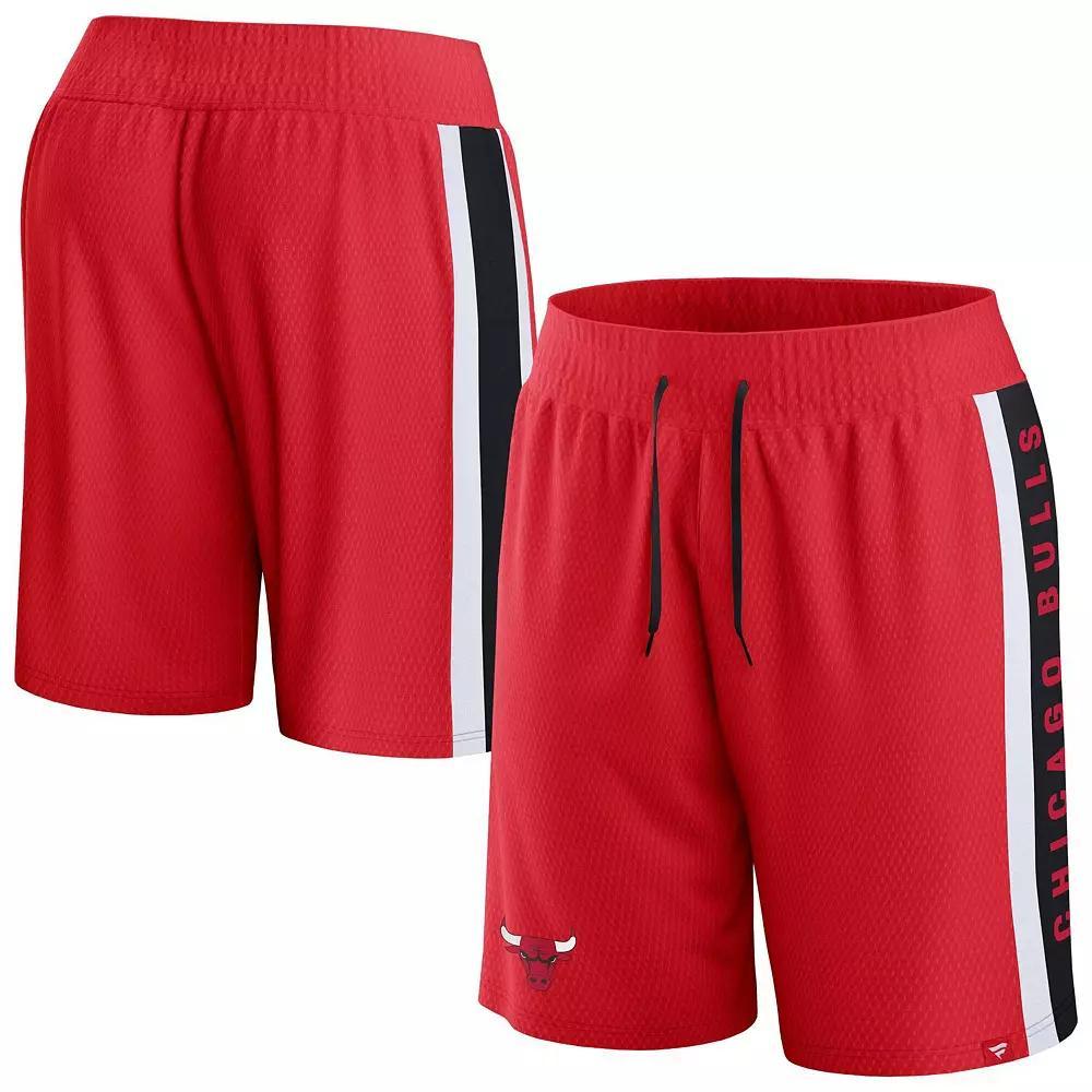 Mens Fanatics Branded Chicago Bulls Referee Iconic Mesh Shorts Product Image