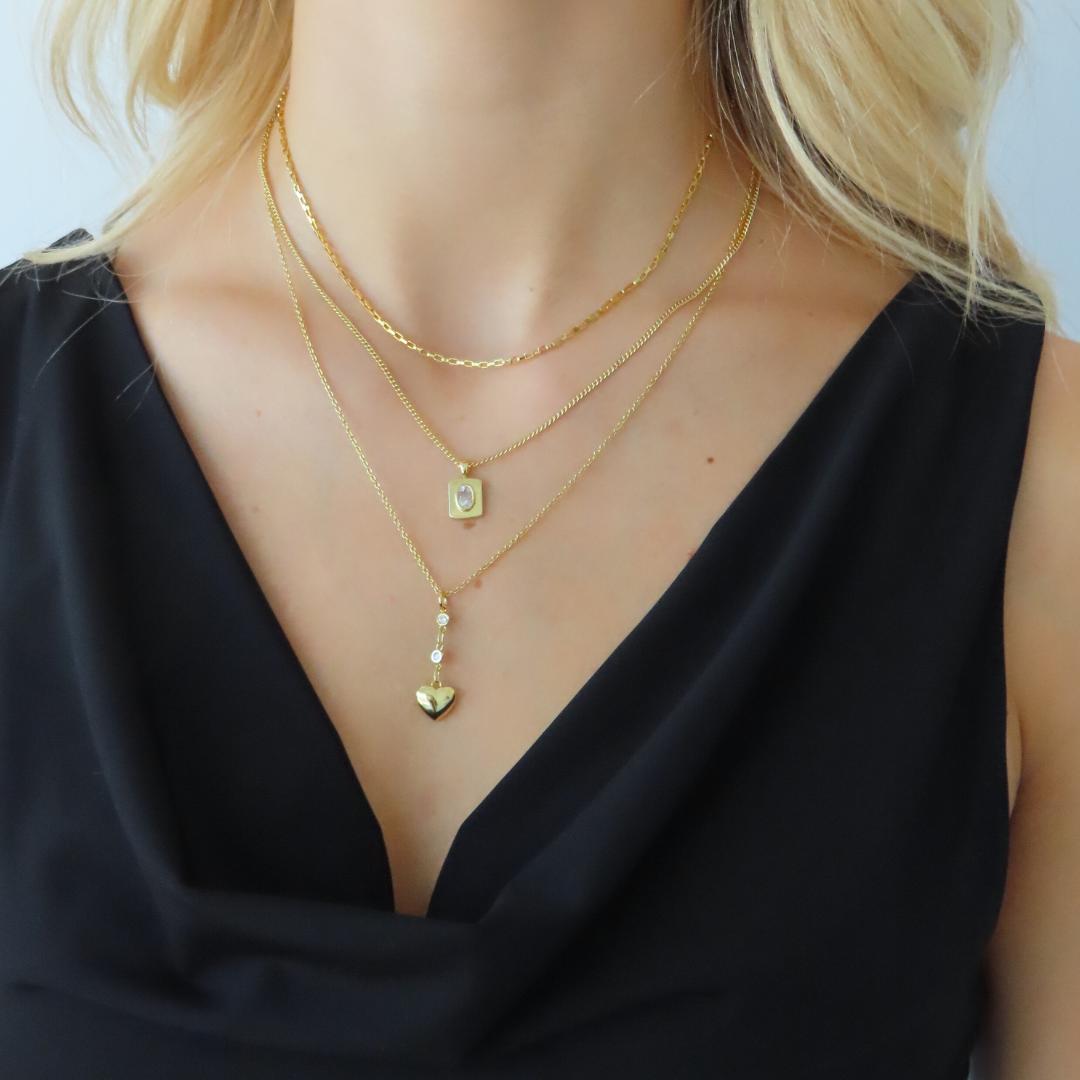 Square Up Necklace Product Image