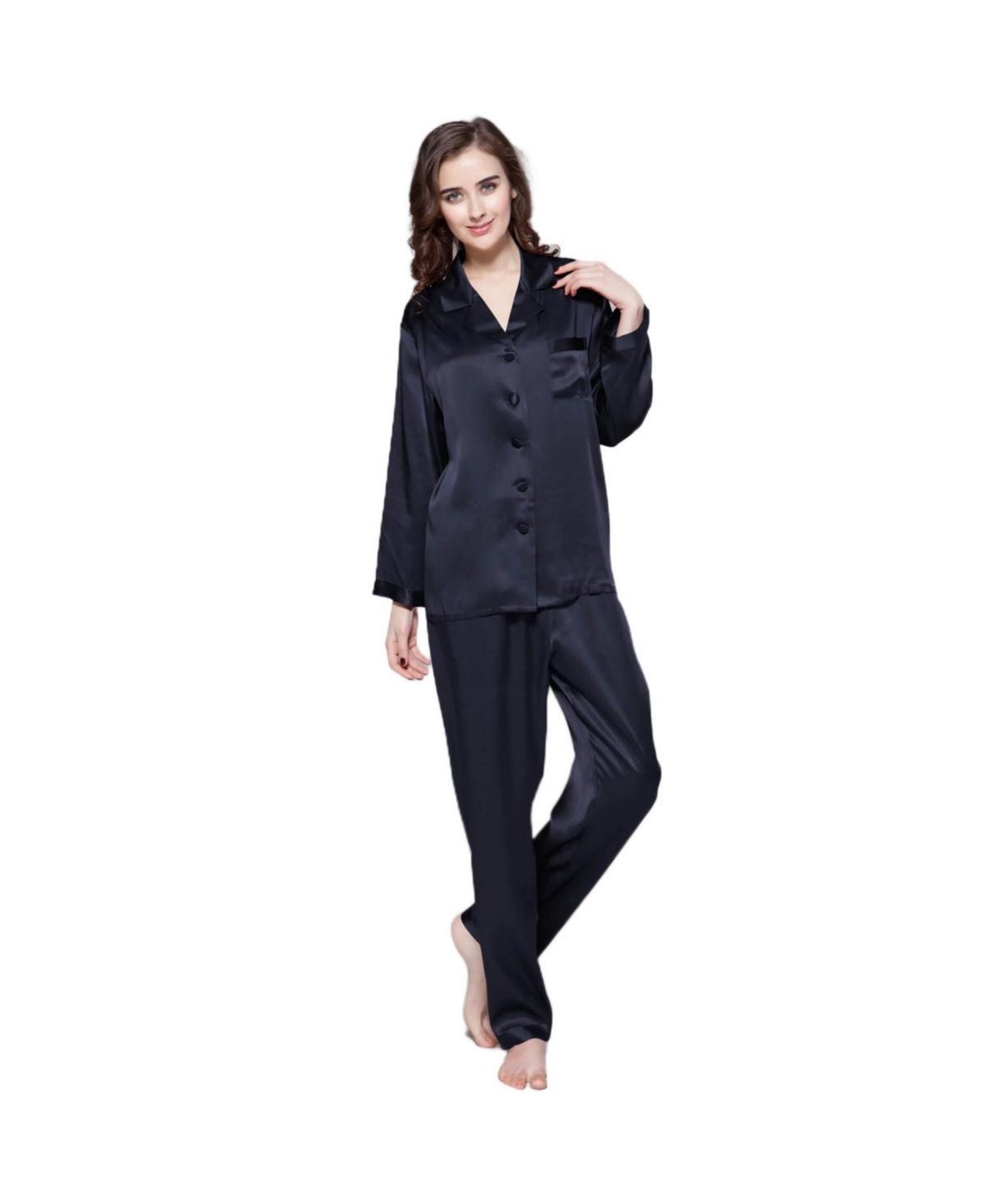 Lilysilk Womens 22 Momme Full Length Silk Pajamas Set Product Image