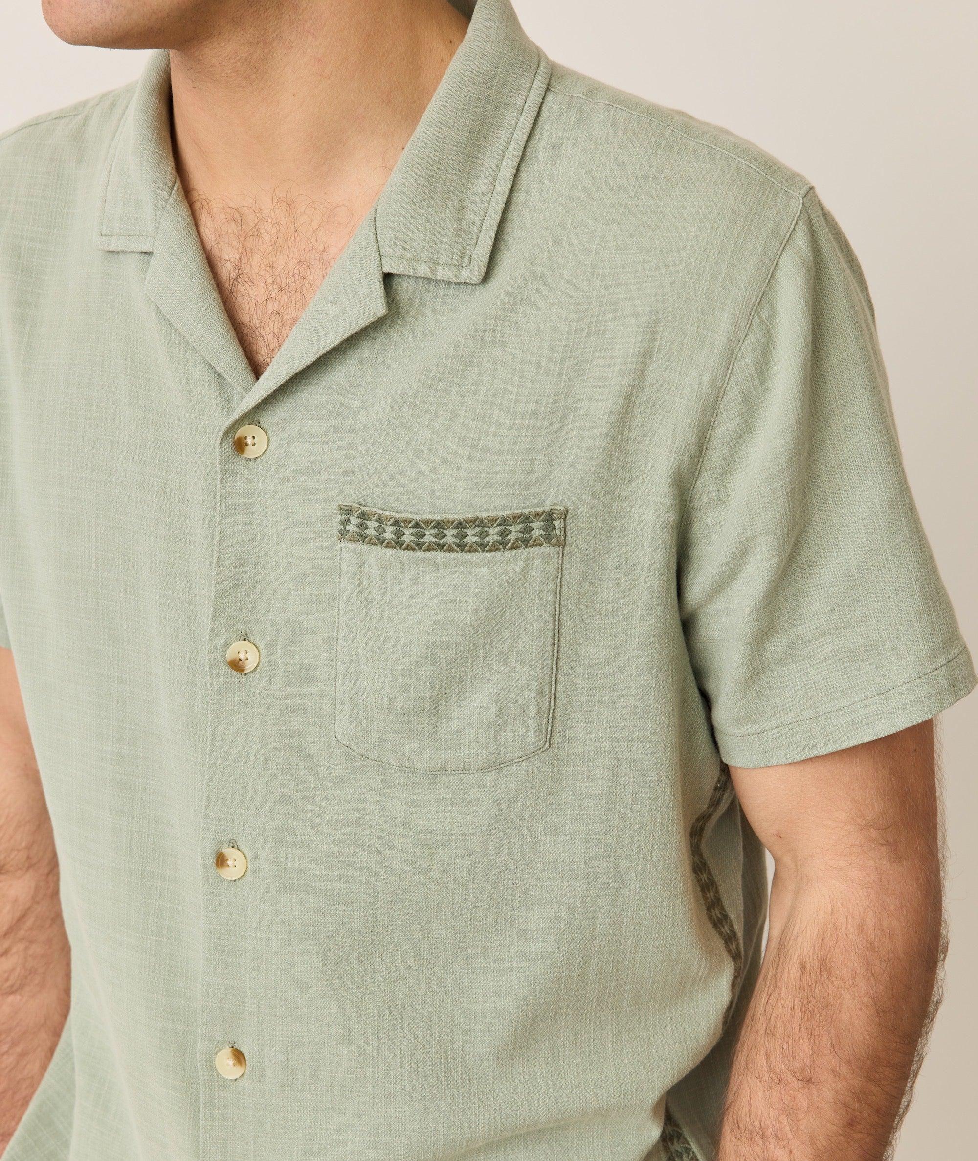 Stretch Selvage Long Sleeve Shirt Product Image