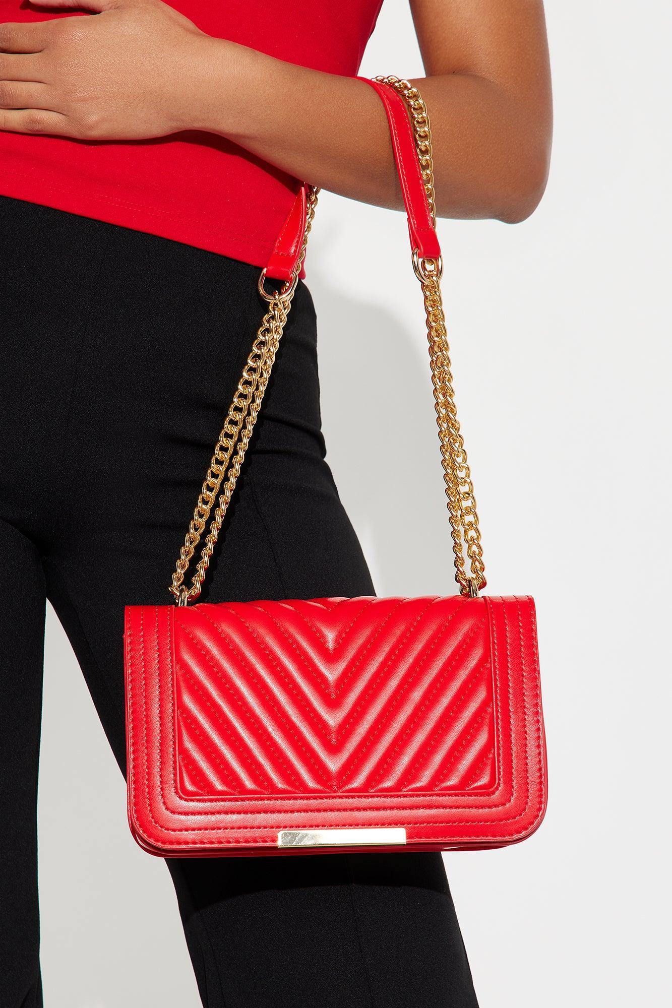Keep It Moving Crossbody Bag - Red Product Image