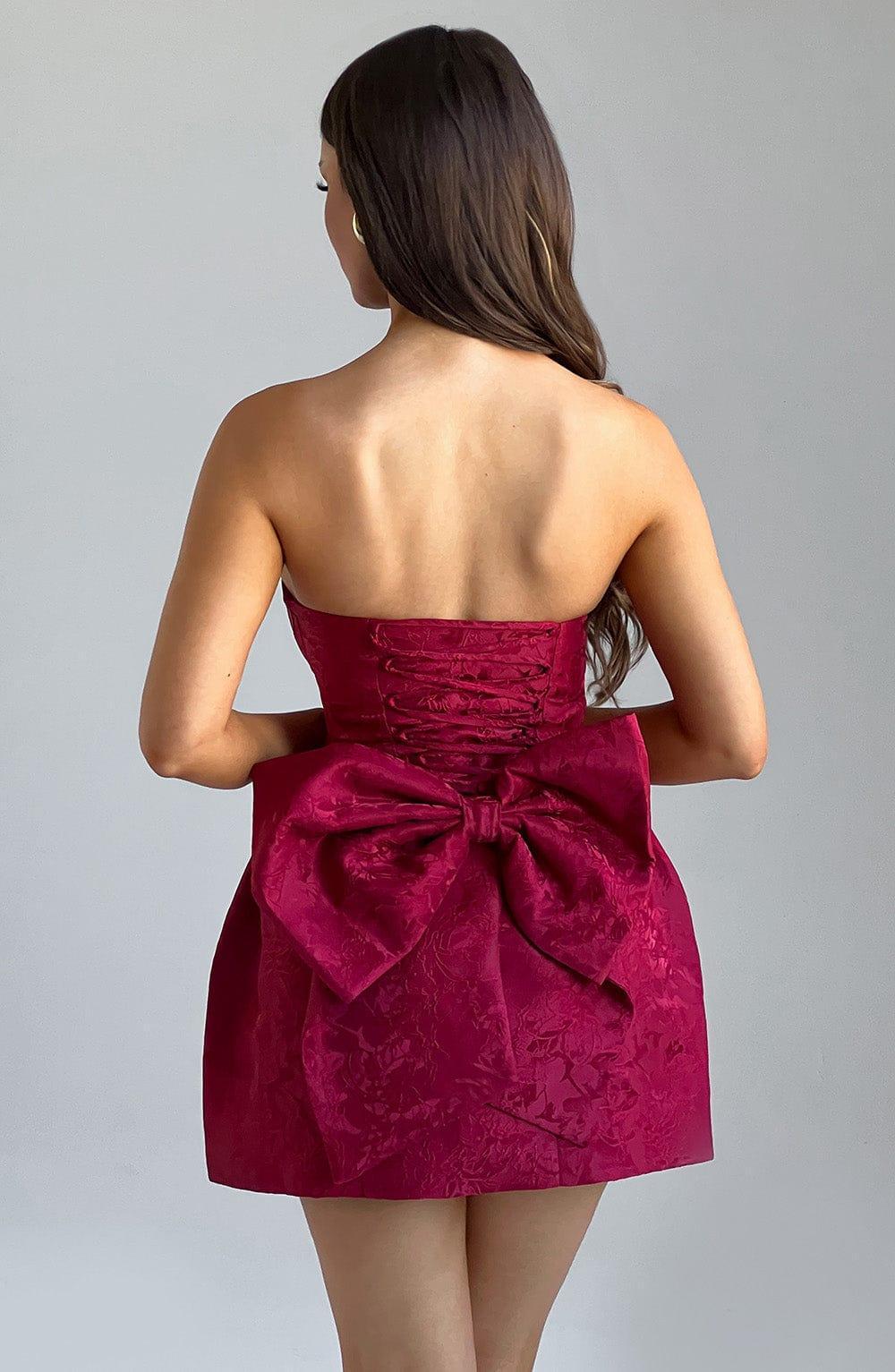 Elenora Mini Dress - Red Product Image