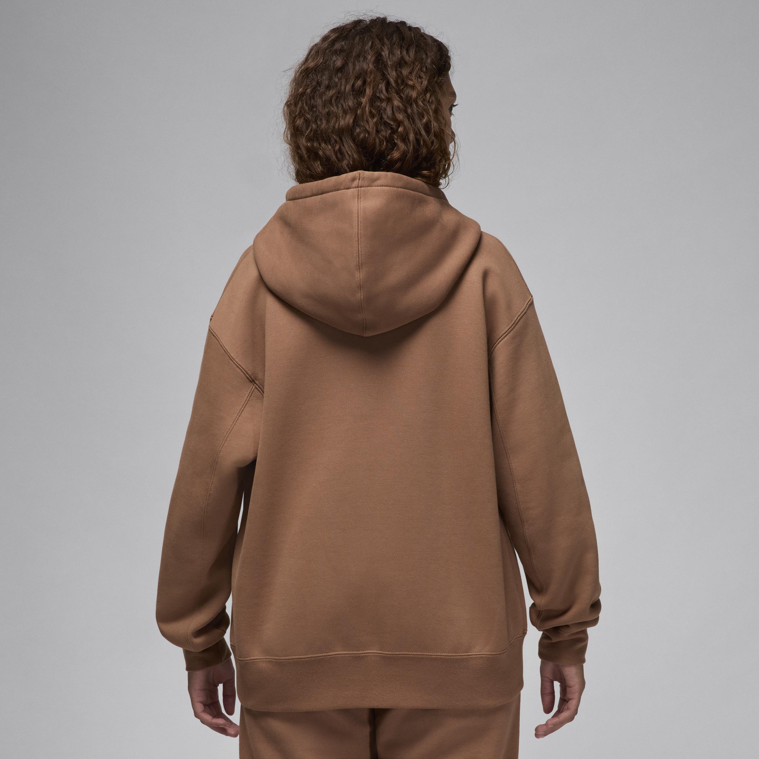 Jordan Flight Fleece Women's Satin-Lined Pullover Hoodie Product Image
