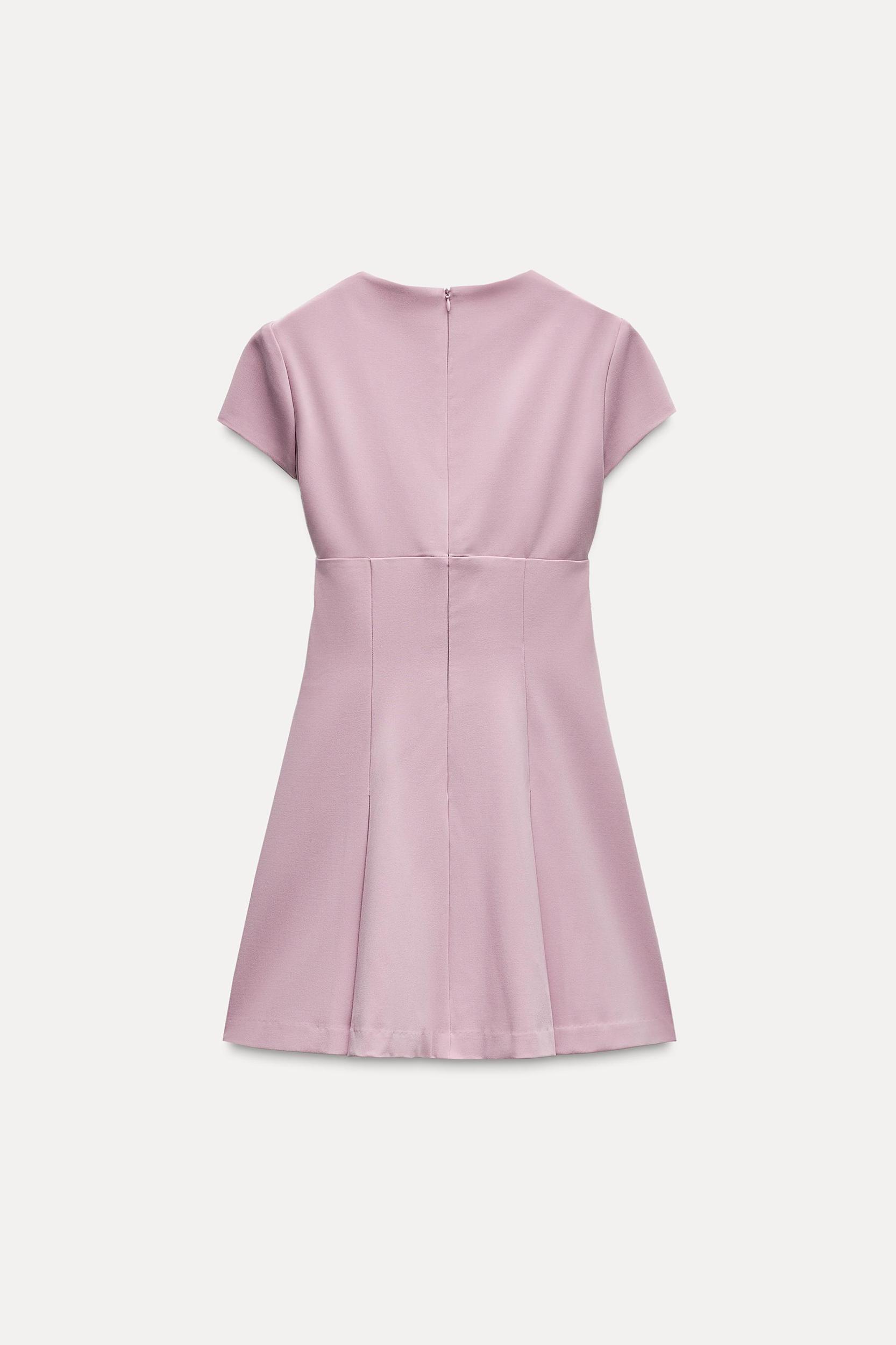 SHORT PLEATED DRESS Product Image