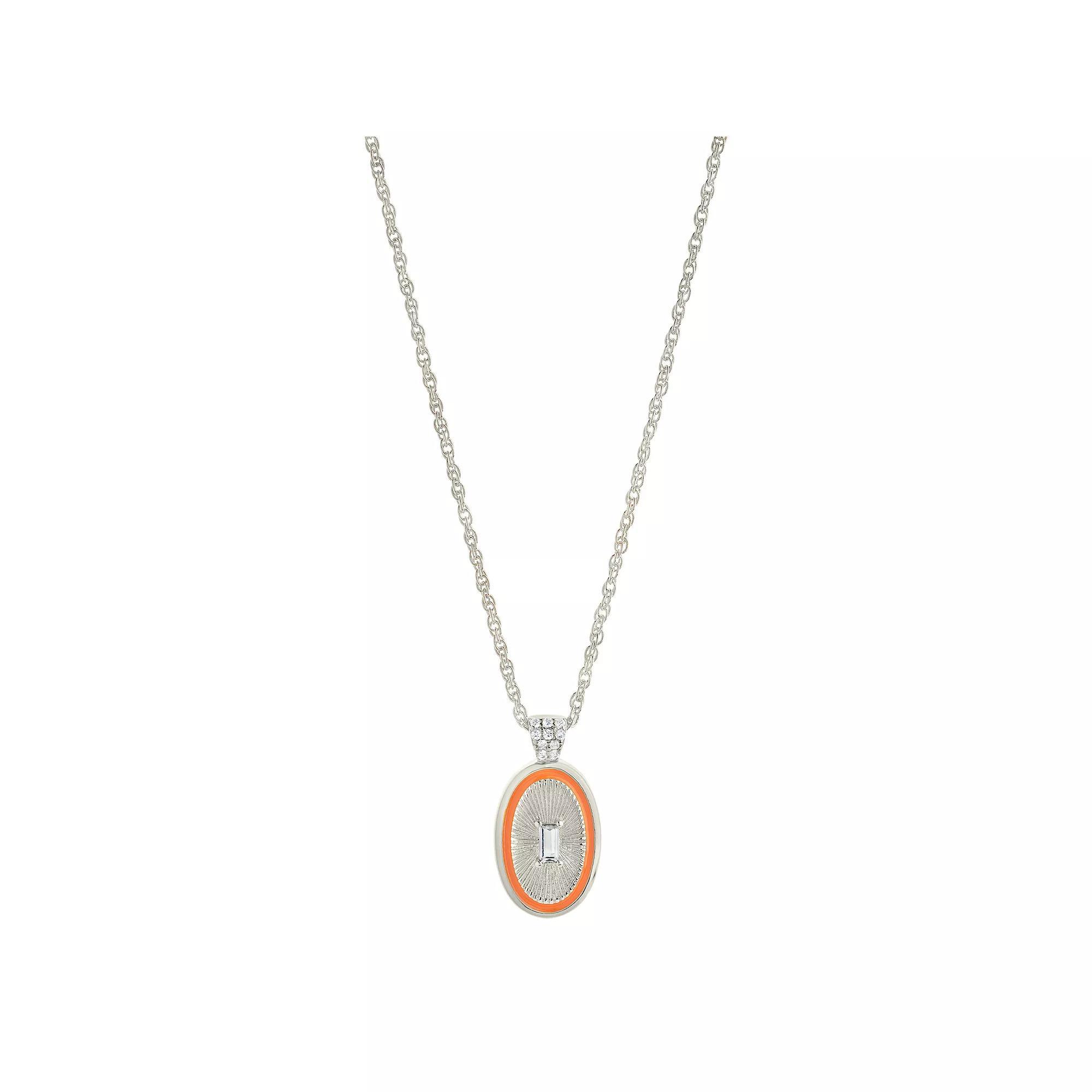 MC Collective Sanaa Pendant Necklace, Women's, Size: 16", Silver Tone Product Image