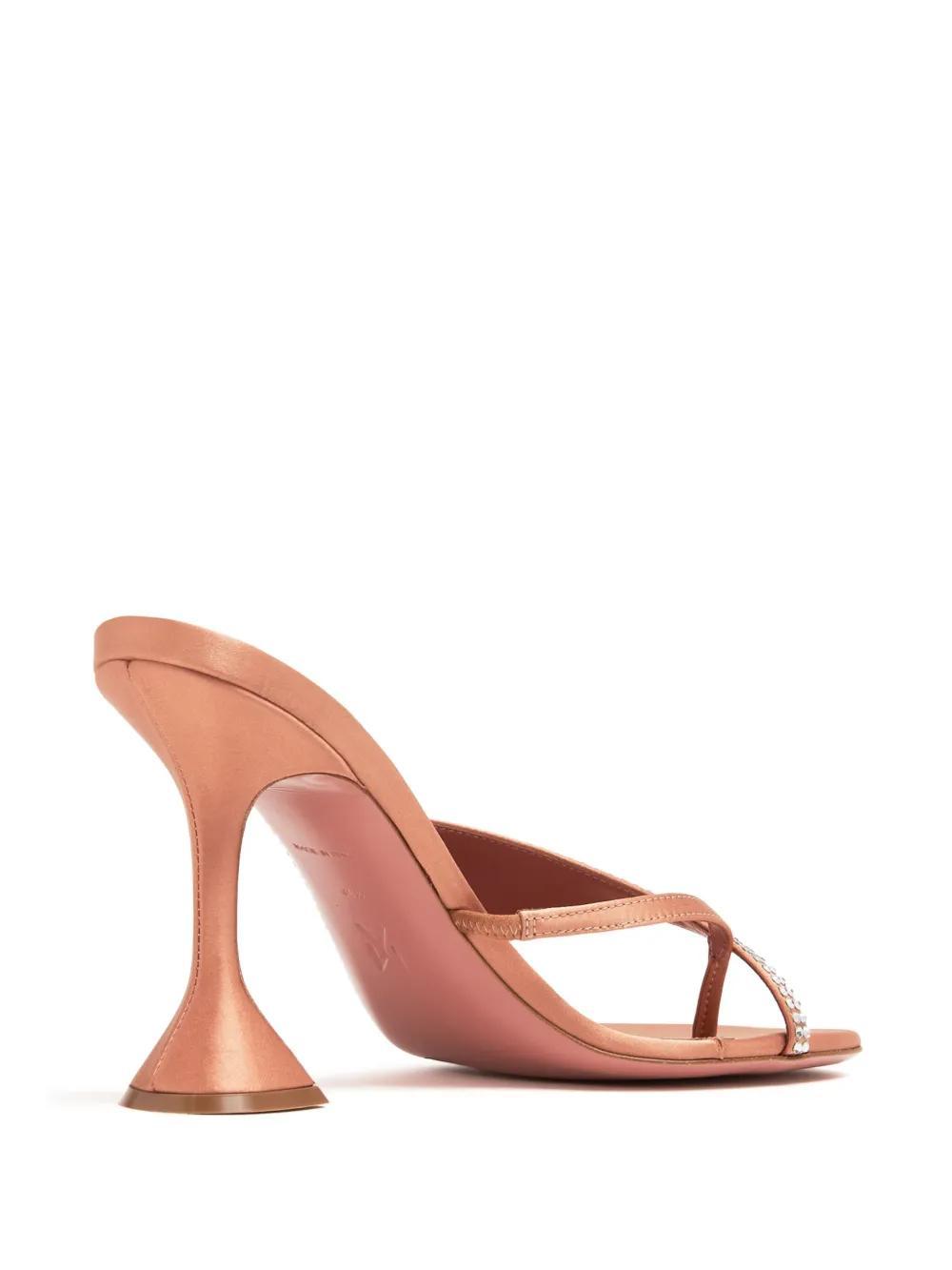 95mm Shiona crystal-embellished sandals Product Image