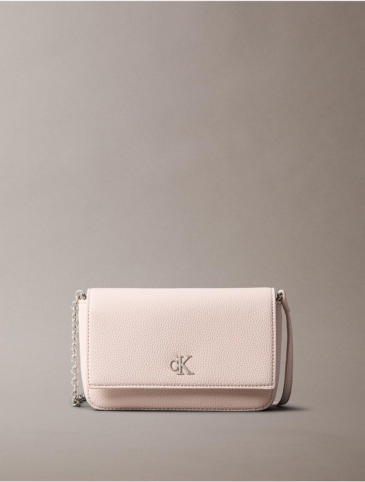 Calvin Klein Women's Archive Hardware Flap Crossbody Bag - Pink Product Image