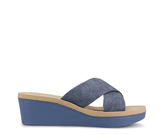 Journee Collection Womens Biara Wedge Sandal Product Image