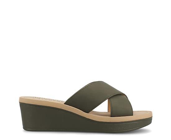 Journee Collection Womens Biara Wedge Sandal Product Image