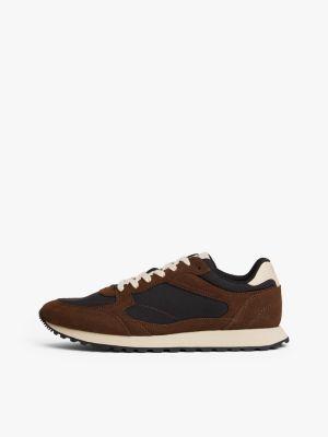 Mixed-Texture Suede Sneaker Product Image