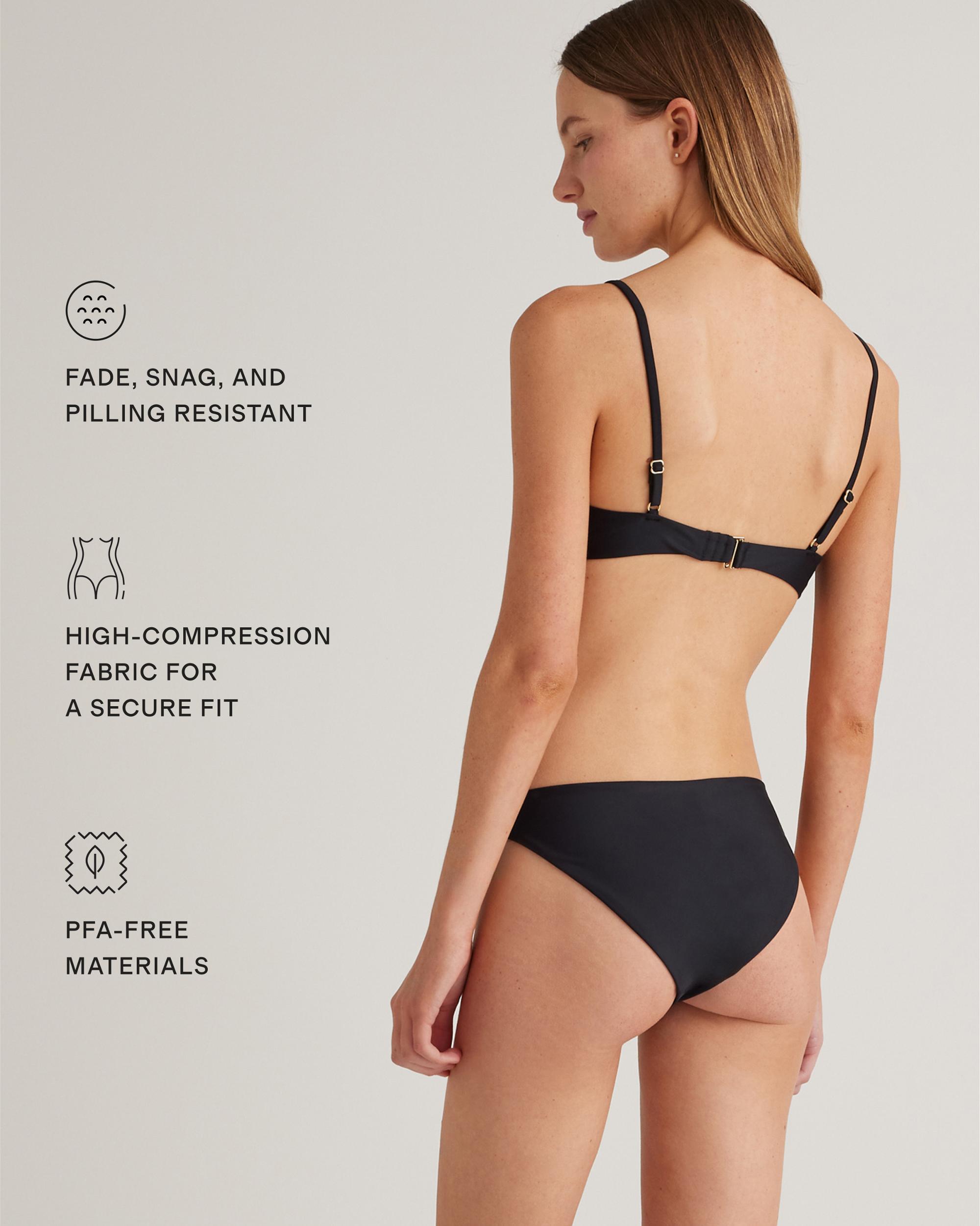 Quince | Women's Italian Low-Rise Bikini Bottom Size XS, 78% Recycled Polyamide, 22% Spandex Product Image