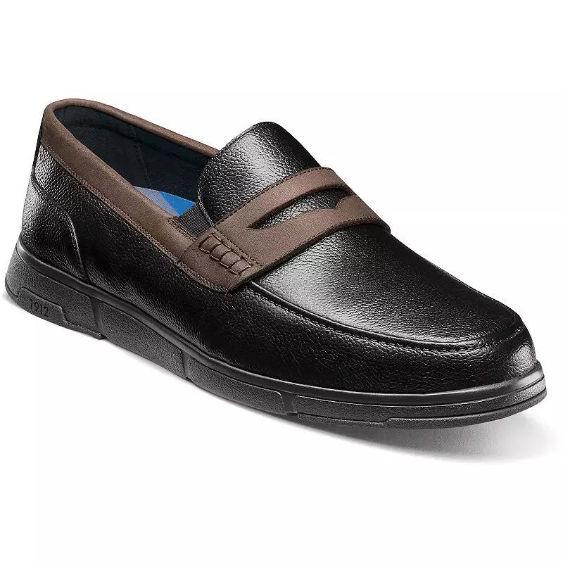 Nunn Bush® Luca Men's Moc Toe Penny Loafers, Size: 13, Black Team Product Image