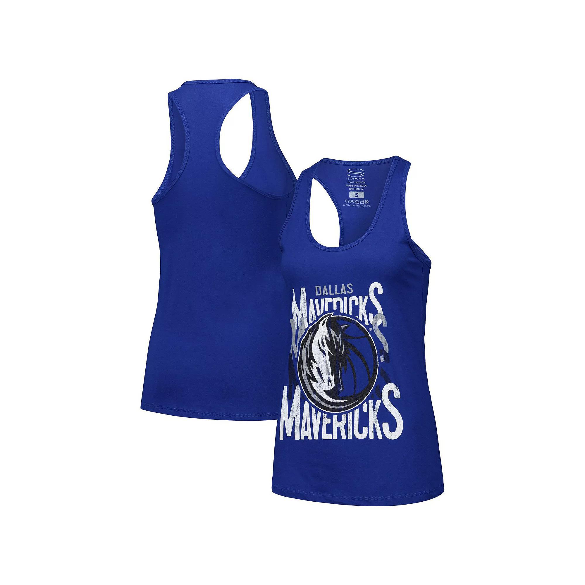 Women's Stadium Essentials Blue Dallas Mavericks Dedication Tank Top, Size: XL Product Image
