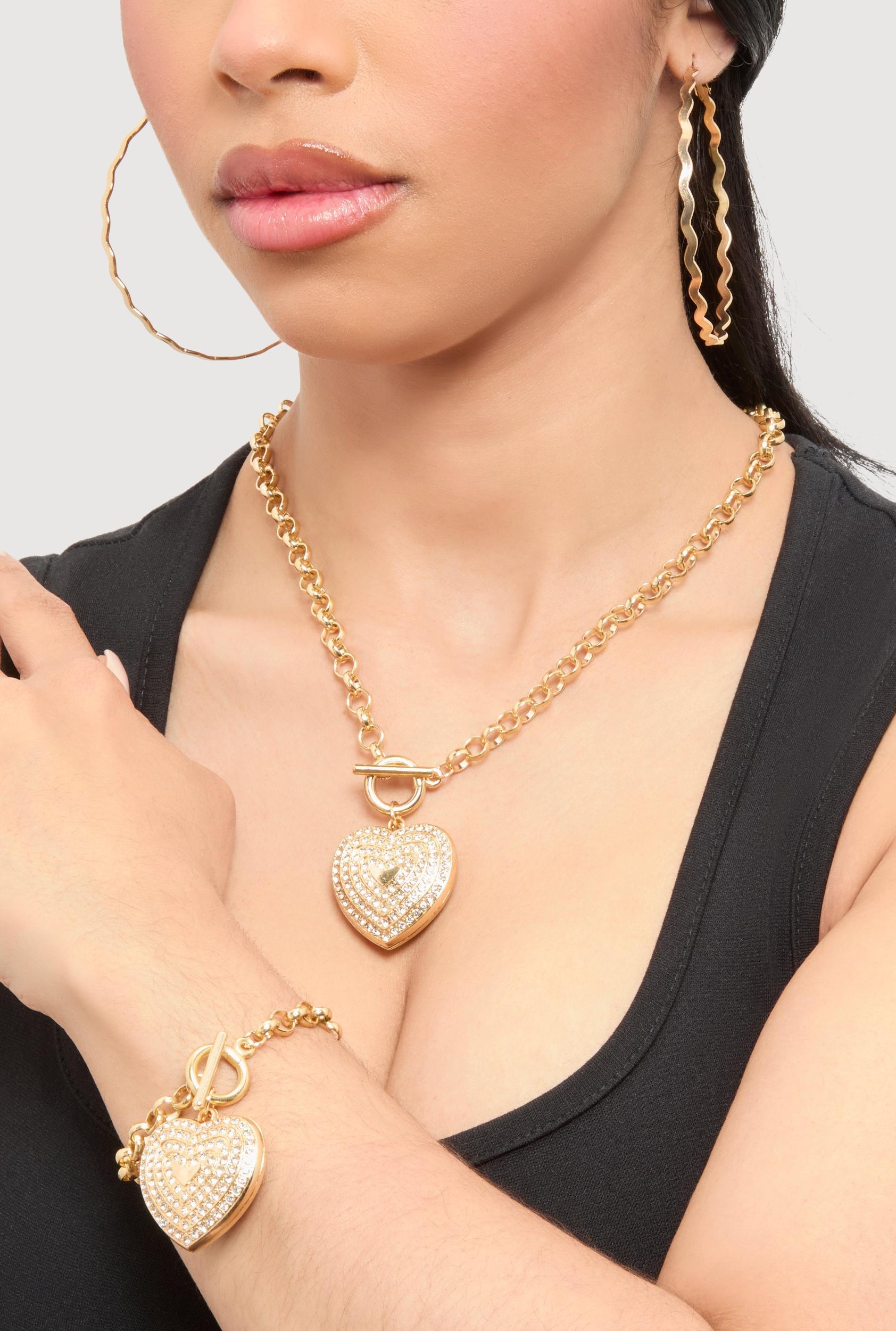 Cubic Zirconia Layered Butterfly Necklace and Stud Earrings Female Product Image