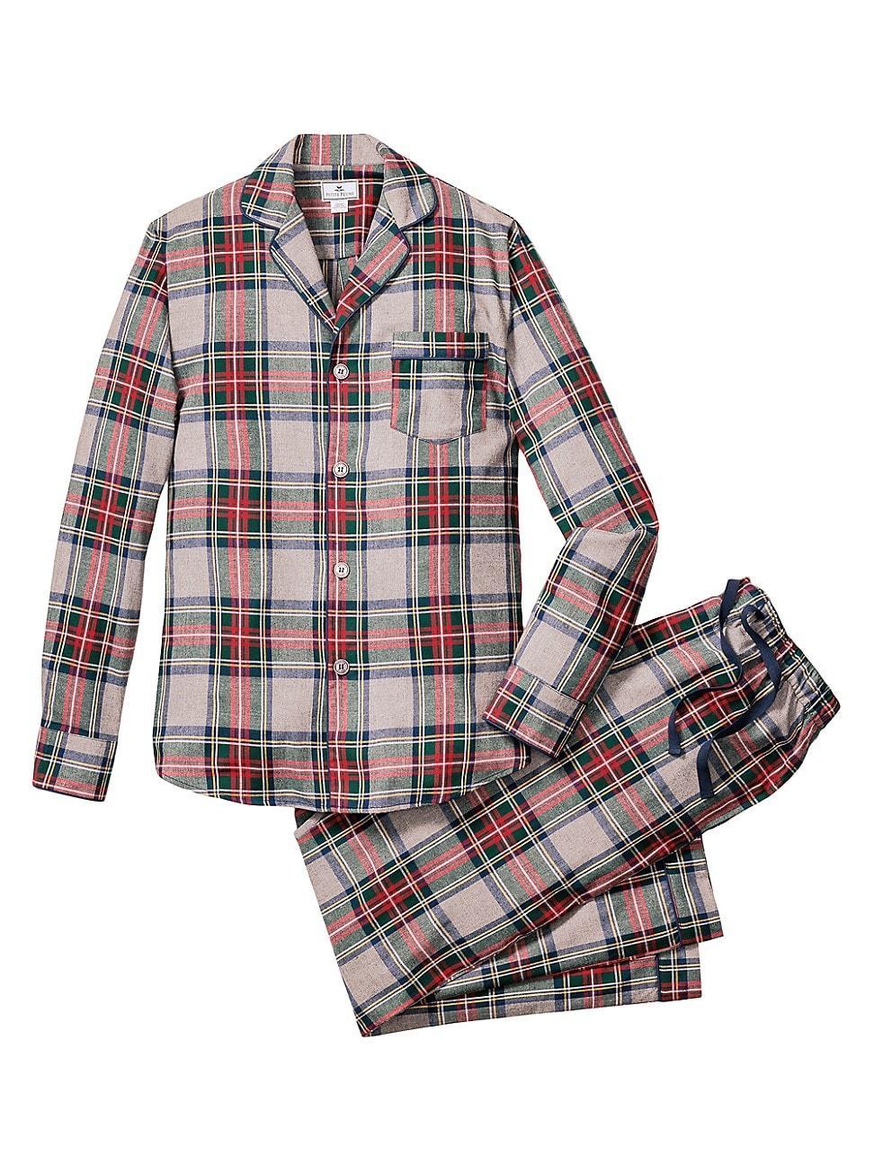 Mens Westminster Tartan Long Cotton Pajama Set Product Image