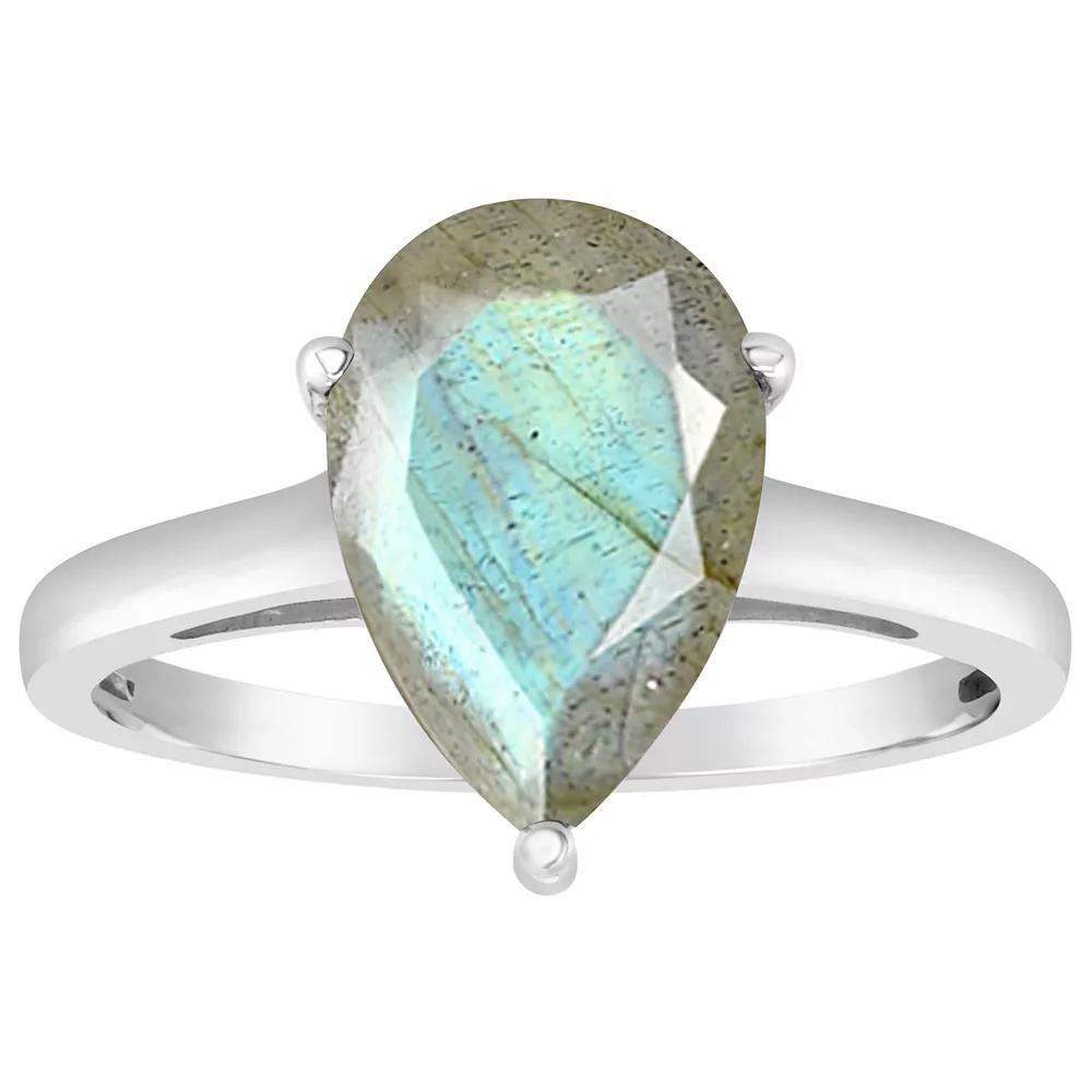 Alyson Layne Sterling Silver Labradorite Ring, Women's, Size: 6 Product Image