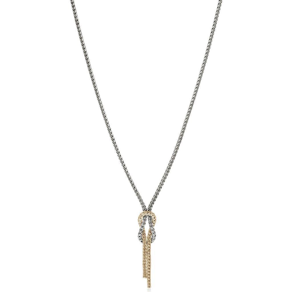JOHN HARDY Love Knot Y Necklace, 1.8mm In Silver Product Image