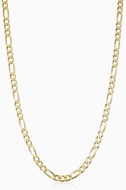 Mens 14K Yellow Solid Gold Florentine Figaro Bold Chain Product Image