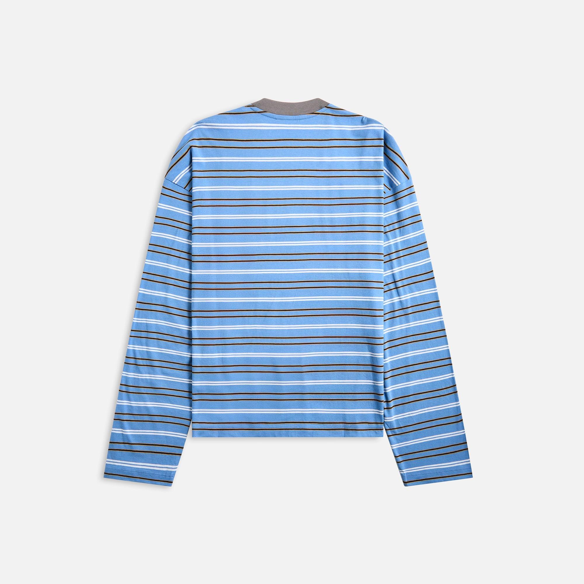 Marni Striped Jersey - Blue Lilac Male Product Image
