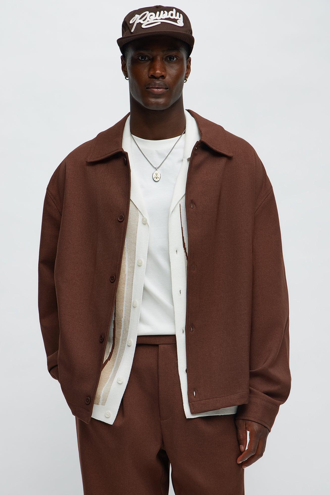 Relaxed Mara Overshirt - Brown Product Image