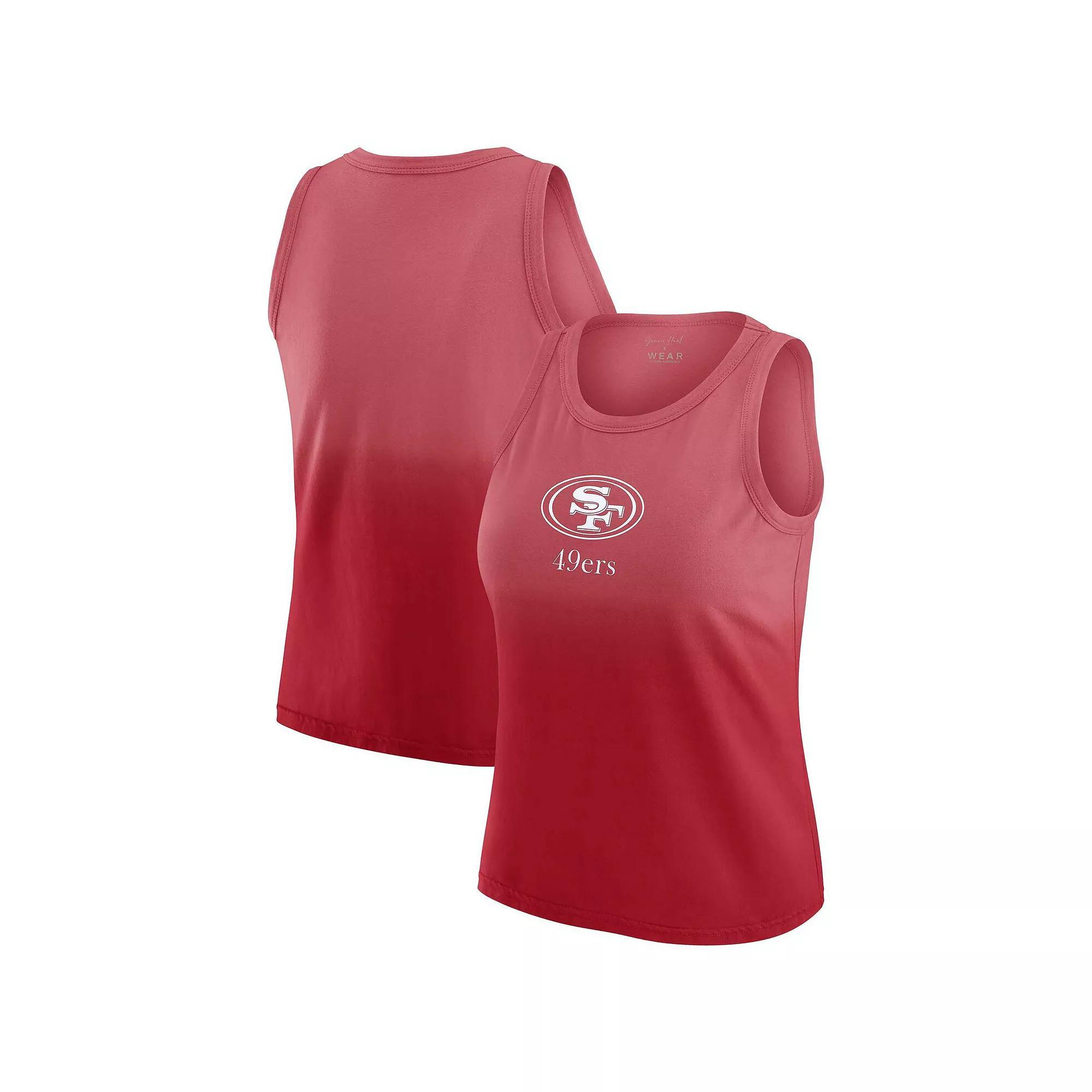 Women's WEAR by Erin Andrews x Gracie Hunt Burgundy Washington Commanders Ombre Tank Top, Size: Medium, Wft Med Re Product Image