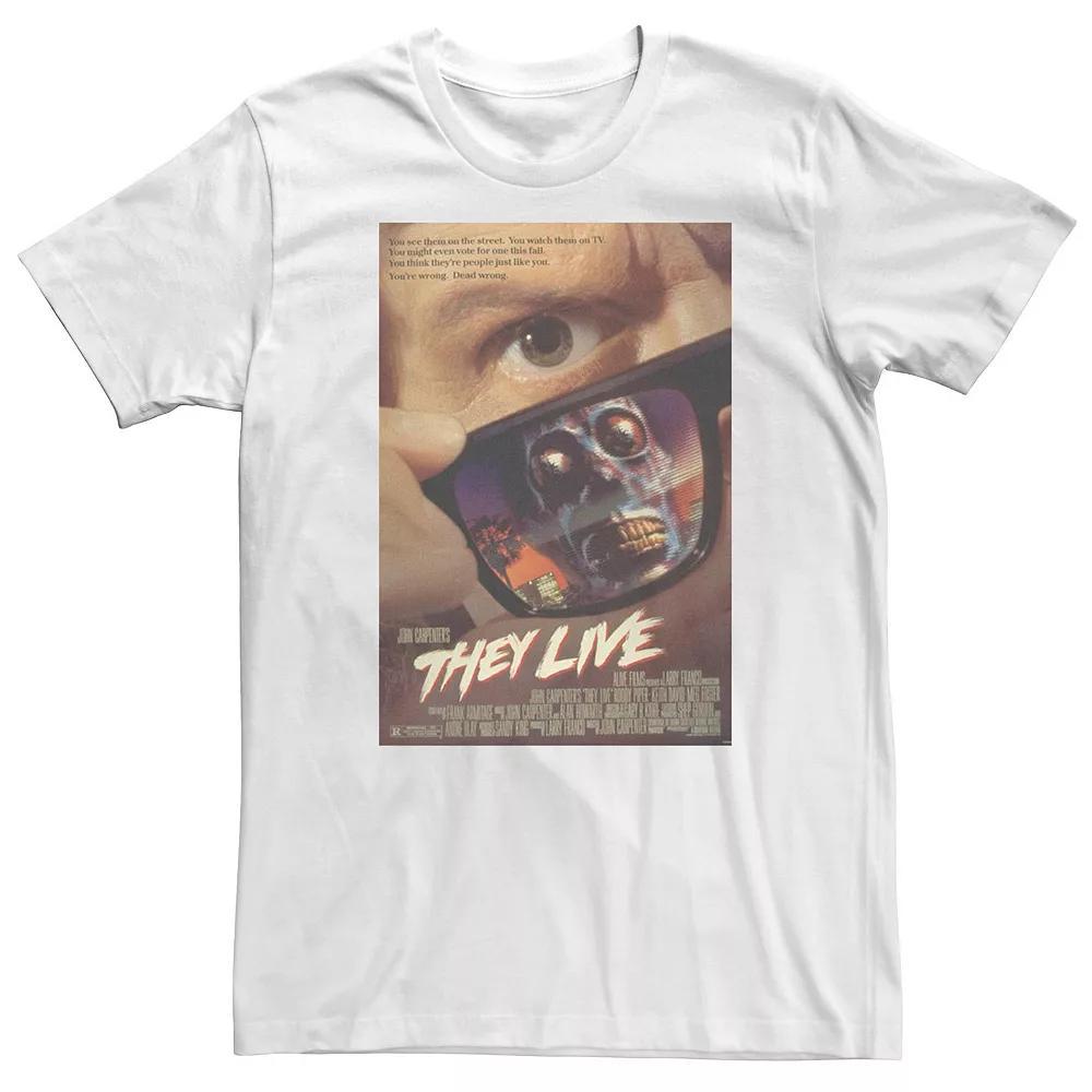 Mens They Live Sun Glass Reflection Poster Tee Product Image